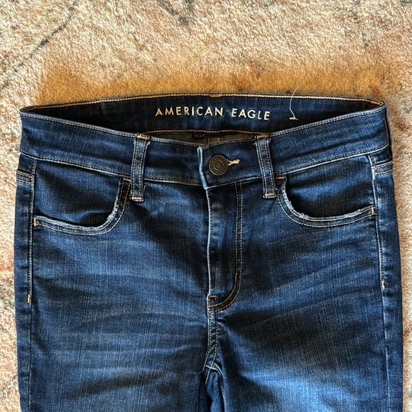 American Eagle Outfitters Dark Wash Jeans - Picture 2 of 7